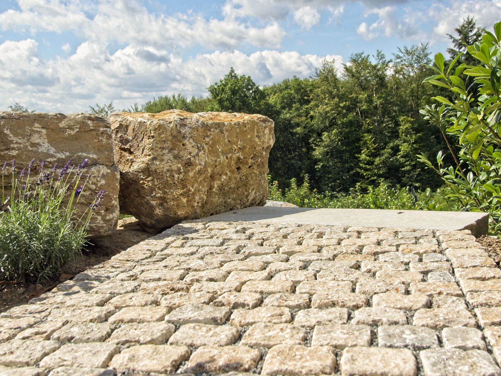 Einfahrtgestaltung Gartenbau Sebastian Laub      